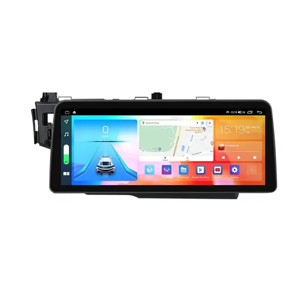 Navigatie dedicata cu Android Honda Jazz IV 2013 - 2020, 4GB RAM, Radio GPS Dual Zone, Display QLED 12.3" Touchscreen, Internet Wi-Fi si slot SIM 4G, Bluetooth, MirrorLink, USB