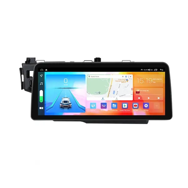 Navigatie dedicata cu Android Honda Jazz IV 2013 - 2020, 8GB RAM, Radio GPS Dual Zone, Display QLED 12.3" Touchscreen, Internet Wi-Fi si slot SIM 4G, Bluetooth, MirrorLink, USB