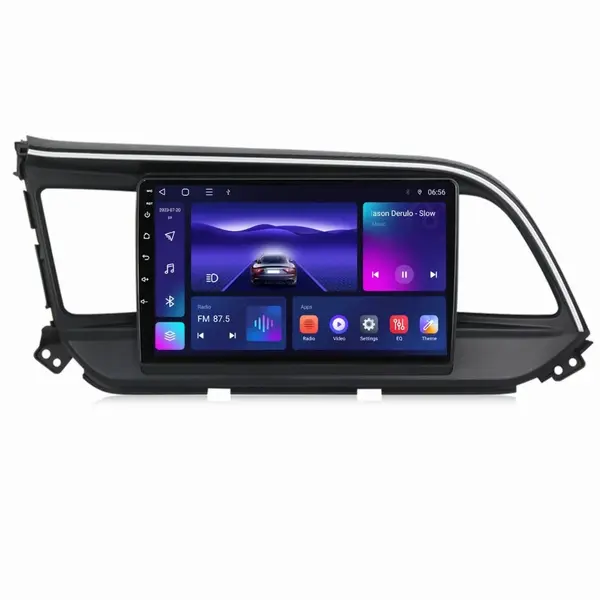 Navigatie dedicata cu Android Hyundai Elantra VI 2019 - 2020, 4GB RAM, Radio GPS Dual Zone, Display HD IPS 9" Touchscreen, Internet Wi-Fi, Bluetooth, MirrorLink, USB