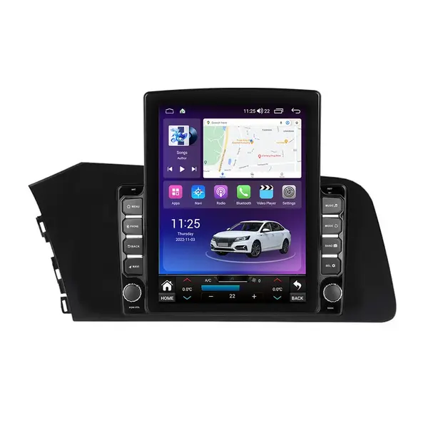 Navigatie dedicata cu Android Hyundai Elantra VII dupa 2020, 4GB RAM, Radio GPS Dual Zone, Touchscreen IPS 9.7" HD tip Tesla, Internet Wi-Fi si slot SIM 4G, Bluetooth, MirrorLink, USB