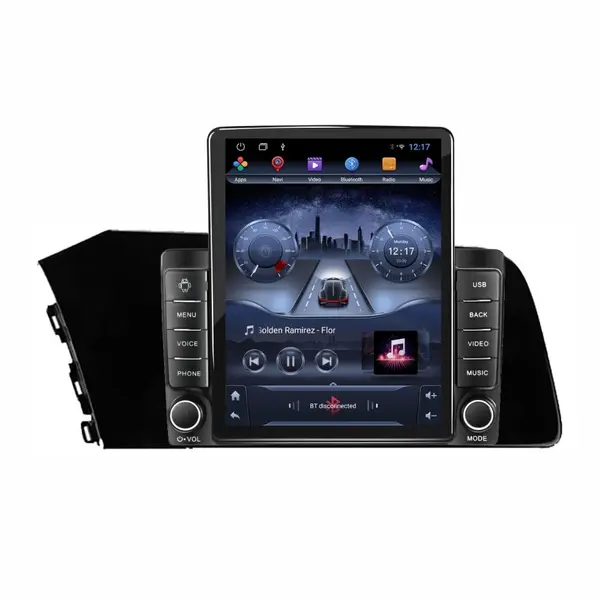 Navigatie dedicata cu Android Hyundai Elantra VII dupa 2020, 2GB RAM, Radio GPS Dual Zone, Touchscreen IPS 9.7" HD tip Tesla, Internet Wi-Fi, Bluetooth, MirrorLink, USB