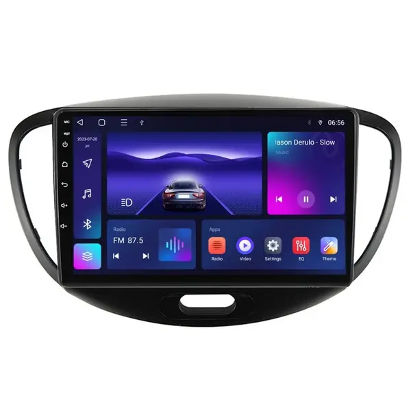 Navigatie dedicata cu Android Hyundai i10 2007 - 2013, 4GB RAM, Radio GPS Dual Zone, Display HD IPS 9" Touchscreen, Internet Wi-Fi, Bluetooth, MirrorLink, USB