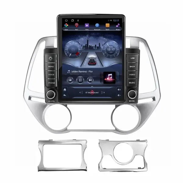Navigatie dedicata cu Android Hyundai i20 2012 - 2014, 2GB RAM, Radio GPS Dual Zone, Touchscreen IPS 9.7" HD tip Tesla, Internet Wi-Fi, Bluetooth, MirrorLink, USB