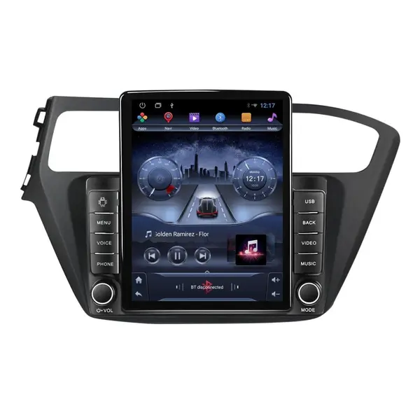 Navigatie dedicata cu Android Hyundai i20 2018 - 2020, 2GB RAM, Radio GPS Dual Zone, Touchscreen IPS 9.7" HD tip Tesla, Internet Wi-Fi, Bluetooth, MirrorLink, USB