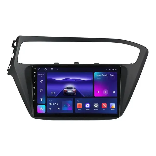Navigatie dedicata cu Android Hyundai i20 2018 - 2020, 4GB RAM, Radio GPS Dual Zone, Display HD IPS 9" Touchscreen, Internet Wi-Fi, Bluetooth, MirrorLink, USB