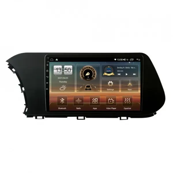 Navigatie dedicata cu Android Hyundai i20 dupa 2020, 8GB RAM, Radio GPS Dual Zone, Display HD QLED 10" Touchscreen, Internet Wi-Fi si slot SIM 4G, Bluetooth, MirrorLink, USB