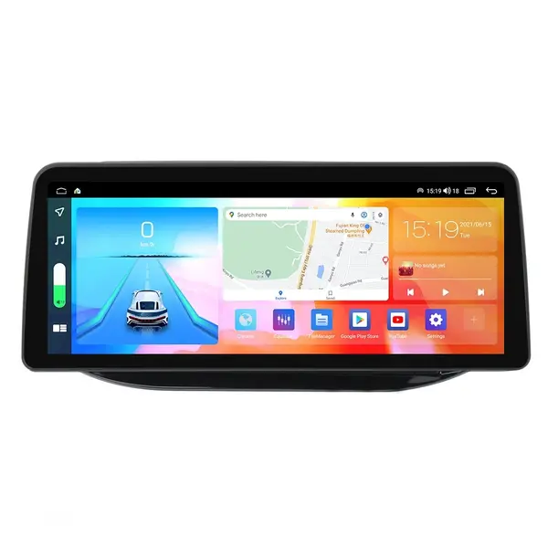 Navigatie dedicata cu Android Hyundai i30 dupa 2017, 8GB RAM, Radio GPS Dual Zone, Display QLED 12.3" Touchscreen, Internet Wi-Fi si slot SIM 4G, Bluetooth, MirrorLink, USB