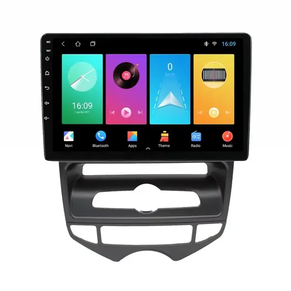 Navigatie dedicata cu Android Hyundai ix20 2010 - 2019, clima automata, 1GB RAM, Radio GPS Dual Zone, Display HD IPS 9" Touchscreen, Internet Wi-Fi, Bluetooth, MirrorLink, USB
