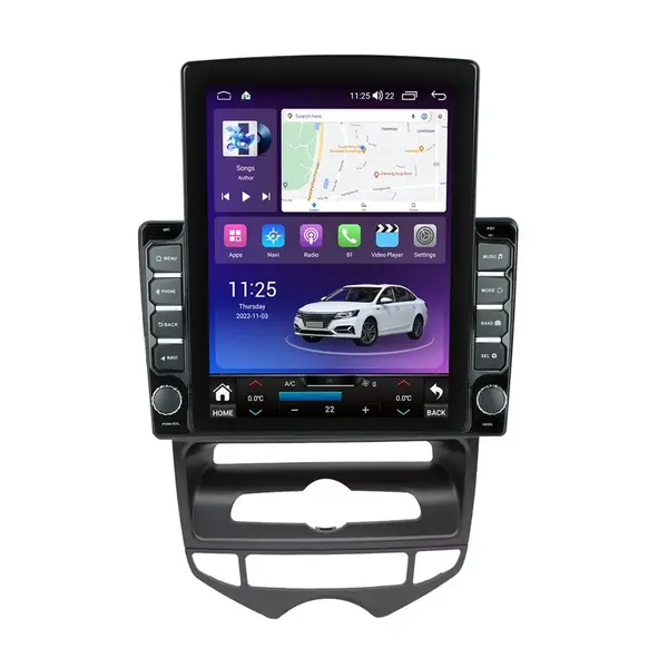 Navigatie dedicata cu Android Hyundai ix20 2010 - 2019, clima automata, 4GB RAM, Radio GPS Dual Zone, Touchscreen IPS 9.7" HD tip Tesla, Internet Wi-Fi si slot SIM 4G, Bluetooth, MirrorLink, USB