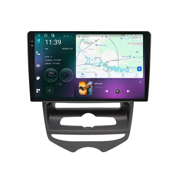 Navigatie dedicata cu Android Hyundai ix20 2010 - 2019, clima manuala, 12GB RAM, Radio GPS Dual Zone, Display 2K QLED 9.5" Touchscreen, Internet Wi-Fi si slot SIM 4G, Bluetooth, MirrorLink, USB