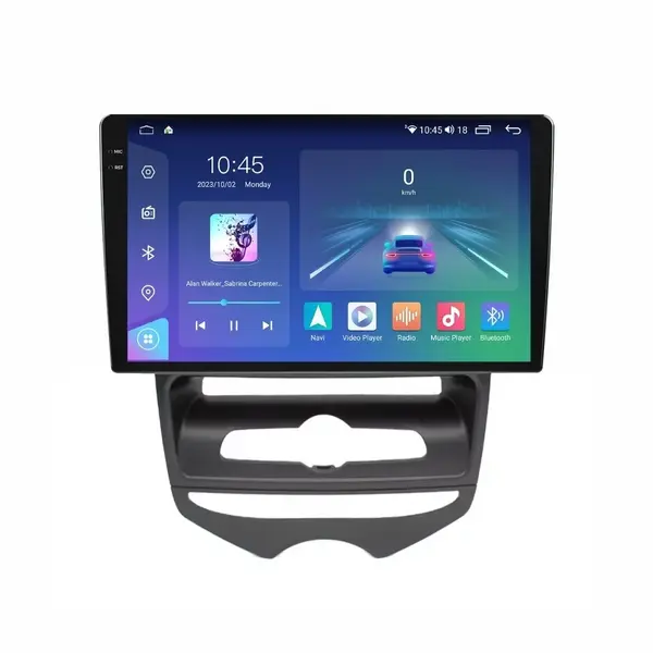 Navigatie dedicata cu Android Hyundai ix20 2010 - 2019, clima manuala, 4GB RAM, Radio GPS Dual Zone, Display 2K QLED 9.5" Touchscreen, Internet Wi-Fi si slot SIM 4G, Bluetooth, MirrorLink, USB