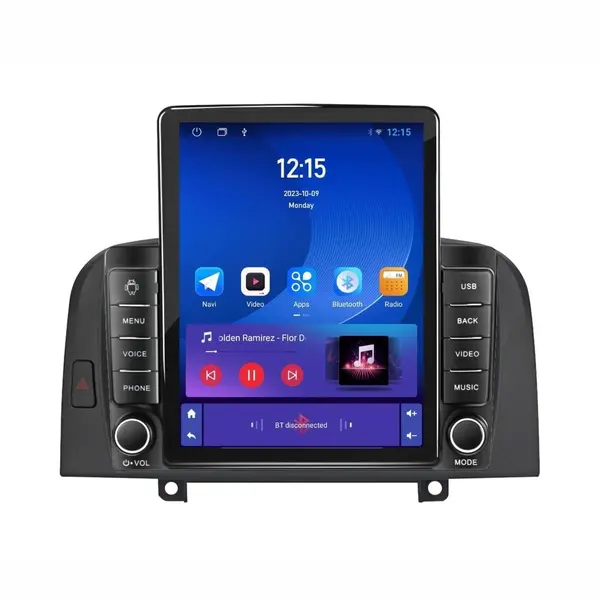 Navigatie dedicata cu Android Hyundai Sonata V 2004 - 2009, 1GB RAM, Radio GPS Dual Zone, Touchscreen IPS 9.7" HD tip Tesla, Internet Wi-Fi, Bluetooth, MirrorLink, USB