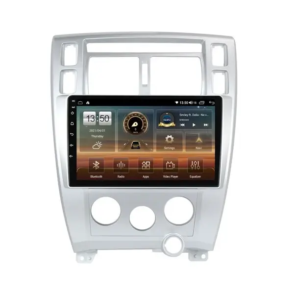 Navigatie dedicata cu Android Hyundai Tucson 2004 - 2011, 4GB RAM, Radio GPS Dual Zone, Display HD QLED 10" Touchscreen, Internet Wi-Fi si slot SIM 4G, Bluetooth, MirrorLink, USB