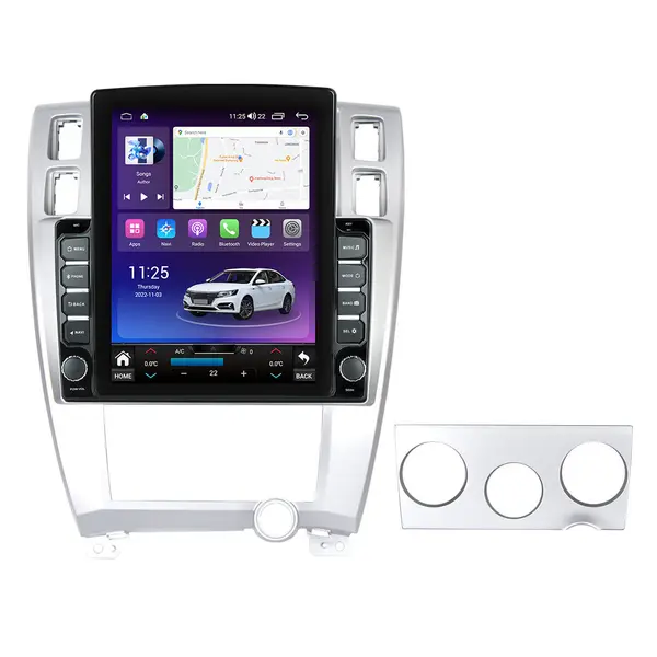 Navigatie dedicata cu Android Hyundai Tucson 2004 - 2011, 4GB RAM, Radio GPS Dual Zone, Touchscreen IPS 9.7" HD tip Tesla, Internet Wi-Fi si slot SIM 4G, Bluetooth, MirrorLink, USB
