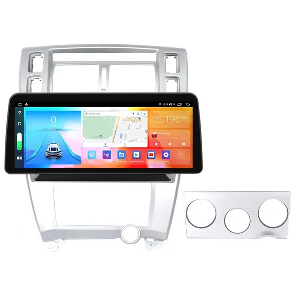 Navigatie dedicata cu Android Hyundai Tucson 2004 - 2011, 8GB RAM, Radio GPS Dual Zone, Display QLED 12.3" Touchscreen, Internet Wi-Fi si slot SIM 4G, Bluetooth, MirrorLink, USB