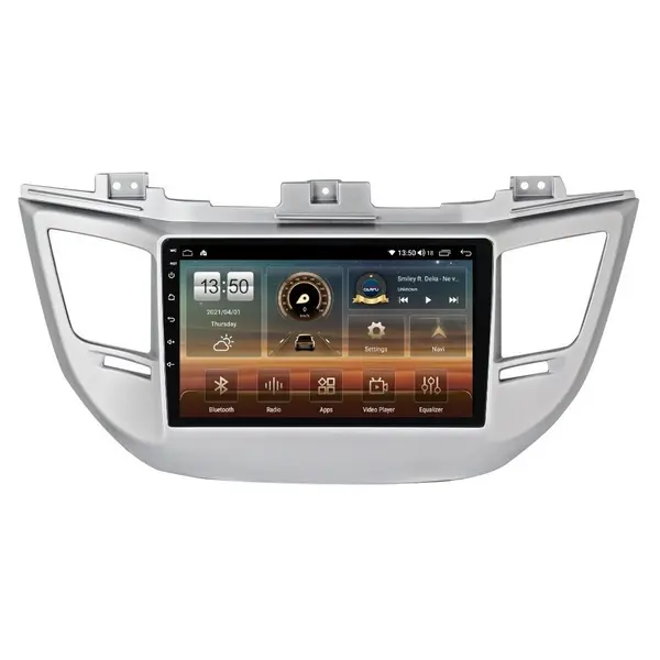 Navigatie dedicata cu Android Hyundai Tucson 2015 - 2018, 4GB RAM, Radio GPS Dual Zone, Display HD QLED 9" Touchscreen, Internet Wi-Fi si slot SIM 4G, Bluetooth, MirrorLink, USB