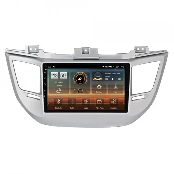 Navigatie dedicata cu Android Hyundai Tucson 2015 - 2018, 6GB RAM, Radio GPS Dual Zone, Display HD QLED 9" Touchscreen, Internet Wi-Fi si slot SIM 4G, Bluetooth, MirrorLink, USB