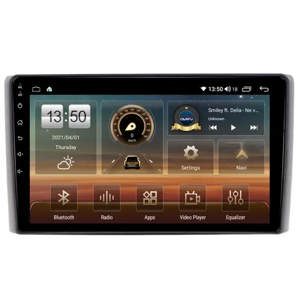 Navigatie dedicata cu Android Iveco Daily 2006 - 2014, 8GB RAM, Radio GPS Dual Zone, Display HD QLED 9" Touchscreen, Internet Wi-Fi si slot SIM 4G, Bluetooth, MirrorLink, USB