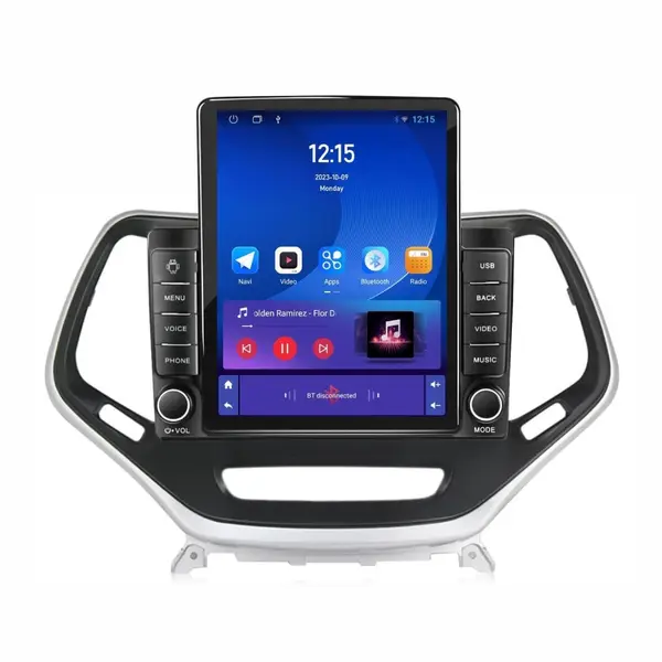 Navigatie dedicata cu Android Jeep Cherokee V 2014 - 2019, 1GB RAM, Radio GPS Dual Zone, Touchscreen IPS 9.7" HD tip Tesla, Internet Wi-Fi, Bluetooth, MirrorLink, USB