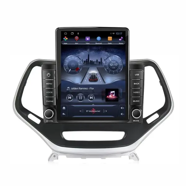 Navigatie dedicata cu Android Jeep Cherokee V 2014 - 2019, 2GB RAM, Radio GPS Dual Zone, Touchscreen IPS 9.7" HD tip Tesla, Internet Wi-Fi, Bluetooth, MirrorLink, USB