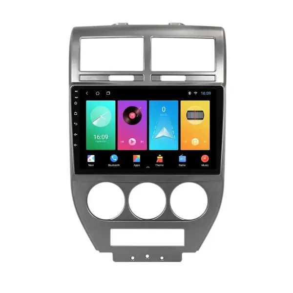 Navigatie dedicata cu Android Jeep Compass I 2006 - 2010, 2GB RAM, Radio GPS Dual Zone, Display HD IPS 10" Touchscreen, Internet Wi-Fi, Bluetooth, MirrorLink, USB