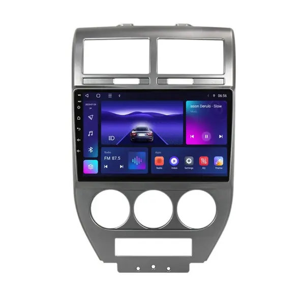Navigatie dedicata cu Android Jeep Compass I 2006 - 2010, 4GB RAM, Radio GPS Dual Zone, Display HD IPS 10" Touchscreen, Internet Wi-Fi, Bluetooth, MirrorLink, USB