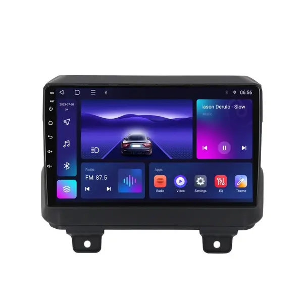 Navigatie dedicata cu Android Jeep Gladiator dupa 2019, 4GB RAM, Radio GPS Dual Zone, Display HD IPS 9" Touchscreen, Internet Wi-Fi, Bluetooth, MirrorLink, USB