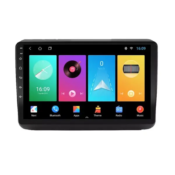 Navigatie dedicata cu Android Jeep Grand Cherokee IV 2014 - 2021, 1GB RAM, Radio GPS Dual Zone, Display HD IPS 9" Touchscreen, Internet Wi-Fi, Bluetooth, MirrorLink, USB