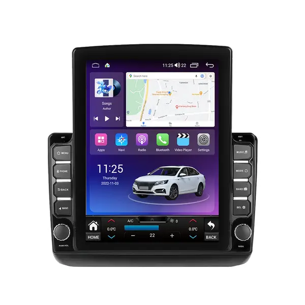 Navigatie dedicata cu Android Jeep Grand Cherokee IV 2014 - 2021, 8GB RAM, Radio GPS Dual Zone, Touchscreen IPS 9.7" HD tip Tesla, Internet Wi-Fi si slot SIM 4G, Bluetooth, MirrorLink, USB