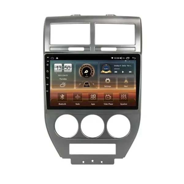 Navigatie dedicata cu Android Jeep Patriot I 2006 - 2010, 4GB RAM, Radio GPS Dual Zone, Display HD QLED 10" Touchscreen, Internet Wi-Fi si slot SIM 4G, Bluetooth, MirrorLink, USB