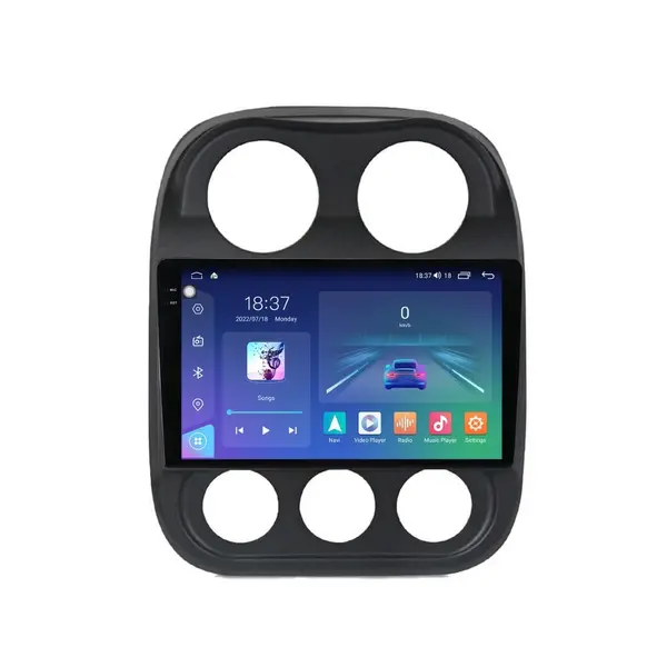 Navigatie dedicata cu Android Jeep Patriot I 2011 - 2017, 4GB RAM, Radio GPS Dual Zone, Display 2K QLED 10.36" Touchscreen, Internet Wi-Fi si slot SIM 4G, Bluetooth, MirrorLink, USB