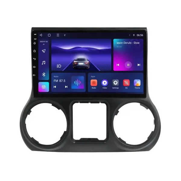 Navigatie dedicata cu Android Jeep Wrangler III (JK) 2015 - 2018, 4GB RAM, Radio GPS Dual Zone, Display HD IPS 10" Touchscreen, Internet Wi-Fi, Bluetooth, MirrorLink, USB