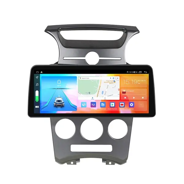Navigatie dedicata cu Android KIA Carens III 2006 - 2013, clima manuala, 4GB RAM, Radio GPS Dual Zone, Display QLED 12.3" Touchscreen, Internet Wi-Fi si slot SIM 4G, Bluetooth, MirrorLink, USB