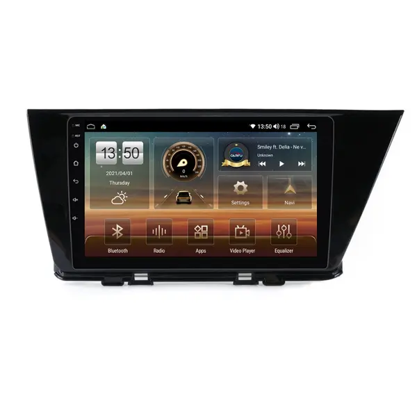 Navigatie dedicata cu Android Kia Niro 2016 - 2019, 6GB RAM, Radio GPS Dual Zone, Display HD QLED 9" Touchscreen, Internet Wi-Fi si slot SIM 4G, Bluetooth, MirrorLink, USB