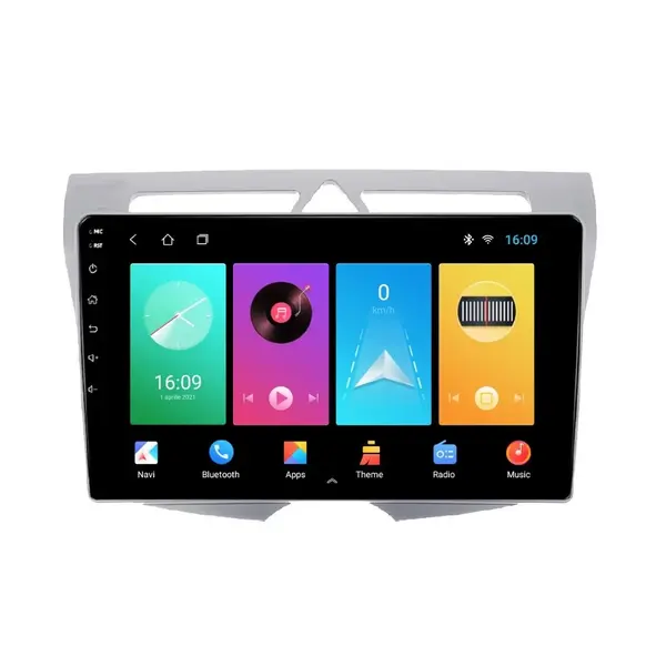 Navigatie dedicata cu Android Kia Picanto I 2007 - 2011, 2GB RAM, Radio GPS Dual Zone, Display HD IPS 9" Touchscreen, Internet Wi-Fi, Bluetooth, MirrorLink, USB