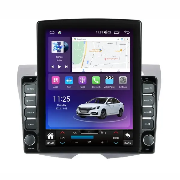 Navigatie dedicata cu Android Kia Picanto I 2007 - 2011, 4GB RAM, Radio GPS Dual Zone, Touchscreen IPS 9.7" HD tip Tesla, Internet Wi-Fi si slot SIM 4G, Bluetooth, MirrorLink, USB