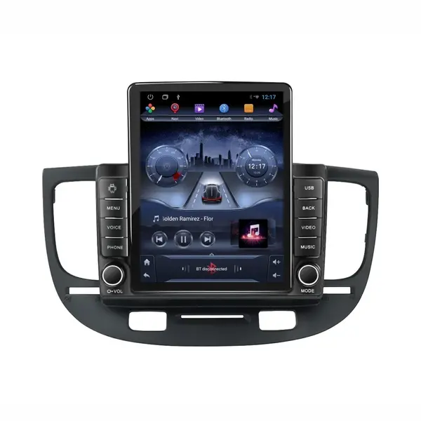 Navigatie dedicata cu Android Kia Rio II 2005 - 2011, 2GB RAM, Radio GPS Dual Zone, Touchscreen IPS 9.7" HD tip Tesla, Internet Wi-Fi, Bluetooth, MirrorLink, USB