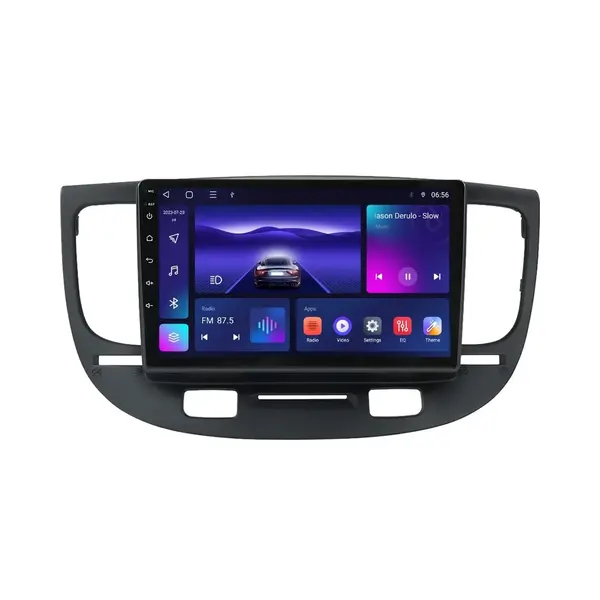Navigatie dedicata cu Android Kia Rio II 2005 - 2011, 4GB RAM, Radio GPS Dual Zone, Display HD IPS 9" Touchscreen, Internet Wi-Fi, Bluetooth, MirrorLink, USB
