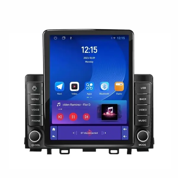 Navigatie dedicata cu Android Kia Rio IV 2017 - 2024, 1GB RAM, Radio GPS Dual Zone, Touchscreen IPS 9.7" HD tip Tesla, Internet Wi-Fi, Bluetooth, MirrorLink, USB
