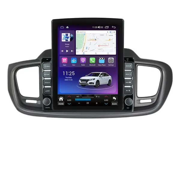 Navigatie dedicata cu Android KIA Sorento III 2015 - 2020, 8GB RAM, Radio GPS Dual Zone, Touchscreen IPS 9.7" HD tip Tesla, Internet Wi-Fi si slot SIM 4G, Bluetooth, MirrorLink, USB