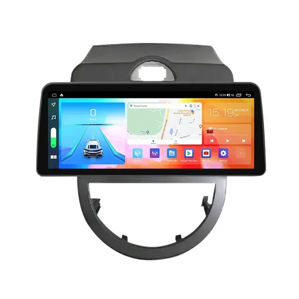 Navigatie dedicata cu Android Kia Soul 2009 - 2013, 8GB RAM, Radio GPS Dual Zone, Display QLED 12.3" Touchscreen, Internet Wi-Fi si slot SIM 4G, Bluetooth, MirrorLink, USB