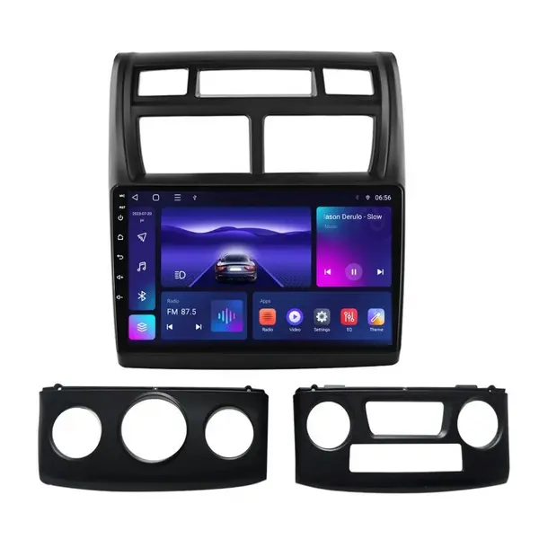 Navigatie dedicata cu Android KIA Sportage 2004 - 2010, 4GB RAM, Radio GPS Dual Zone, Display HD IPS 9" Touchscreen, Internet Wi-Fi, Bluetooth, MirrorLink, USB
