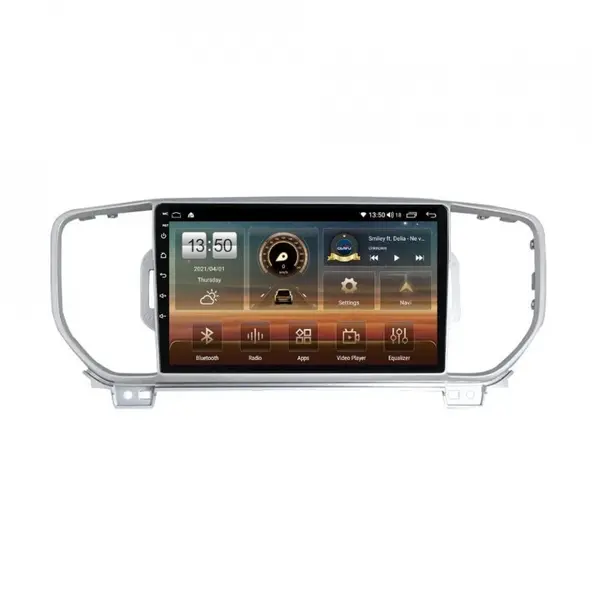 Navigatie dedicata cu Android KIA Sportage 2016 - 2018, 8GB RAM, Radio GPS Dual Zone, Display HD QLED 9" Touchscreen, Internet Wi-Fi si slot SIM 4G, Bluetooth, MirrorLink, USB