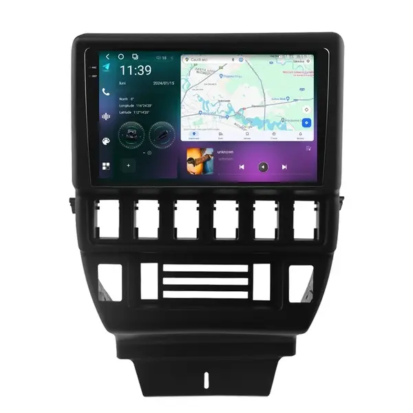 Navigatie dedicata cu Android Lada Niva 1993 - 2018, 12GB RAM, Radio GPS Dual Zone, Display 2K QLED 9.5" Touchscreen, Internet Wi-Fi si slot SIM 4G, Bluetooth, MirrorLink, USB