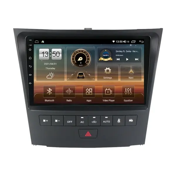Navigatie dedicata cu Android Lexus GS 2005 - 2012, 6GB RAM, Radio GPS Dual Zone, Display HD QLED 9" Touchscreen, Internet Wi-Fi si slot SIM 4G, Bluetooth, MirrorLink, USB