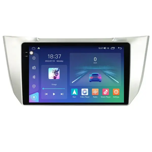 Navigatie dedicata cu Android Lexus RX 2003 - 2009, 4GB RAM, Radio GPS Dual Zone, Display 2K QLED 9.5" Touchscreen, Internet Wi-Fi si slot SIM 4G, Bluetooth, MirrorLink, USB