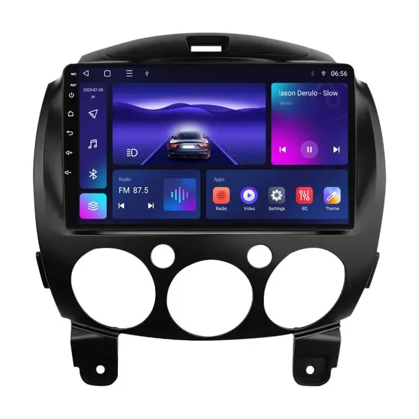 Navigatie dedicata cu Android Mazda 2 2007 - 2014, 4GB RAM, Radio GPS Dual Zone, Display HD IPS 9" Touchscreen, Internet Wi-Fi, Bluetooth, MirrorLink, USB