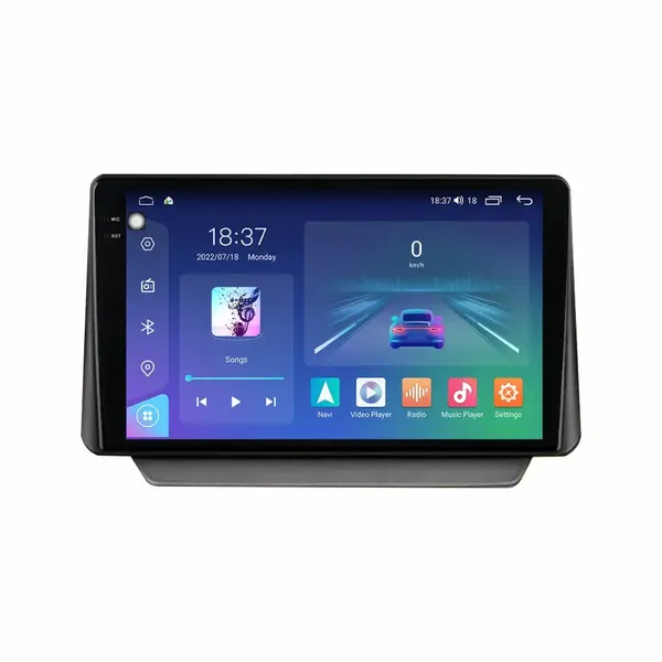 Navigatie dedicata cu Android Mazda 2 2014 - 2022 / CX-3 dupa 2015, 4GB RAM, Radio GPS Dual Zone, Display 2K QLED 9.5" Touchscreen, Internet Wi-Fi si slot SIM 4G, Bluetooth, MirrorLink, USB