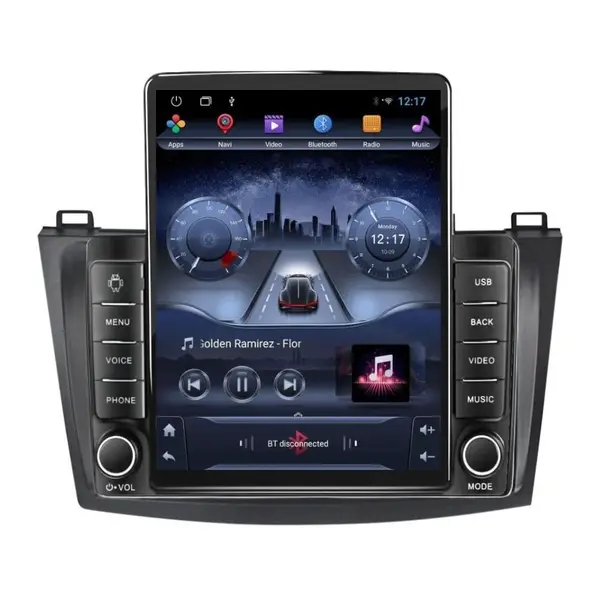 Navigatie dedicata cu Android Mazda 3 2009 - 2013, 2GB RAM, Radio GPS Dual Zone, Touchscreen IPS 9.7" HD tip Tesla, Internet Wi-Fi, Bluetooth, MirrorLink, USB