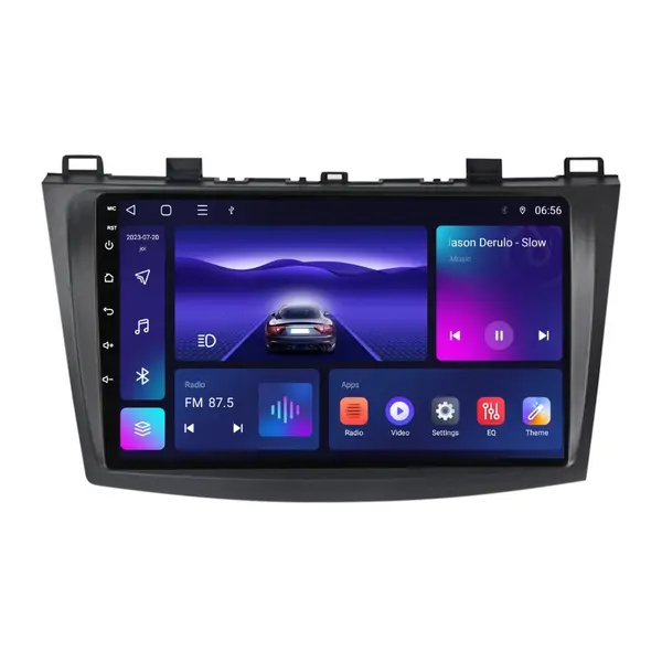 Navigatie dedicata cu Android Mazda 3 2009 - 2013, 4GB RAM, Radio GPS Dual Zone, Display HD IPS 9" Touchscreen, Internet Wi-Fi, Bluetooth, MirrorLink, USB